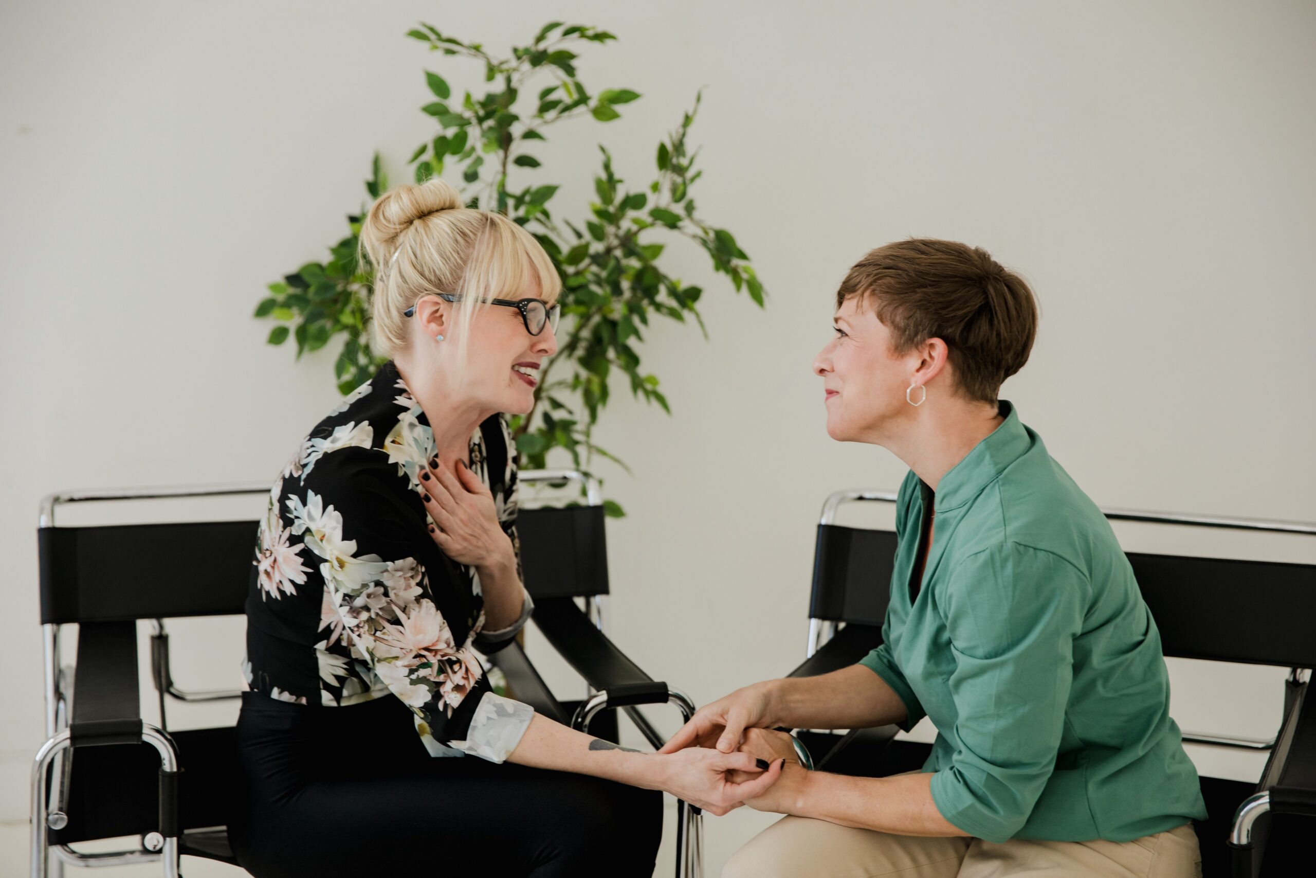 therapy hand holding